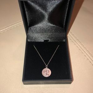 “L” initial necklace